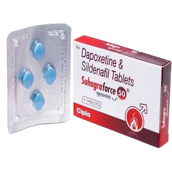 Suhagra Force 50 - Sildenafil/Dapoxetine